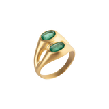 Emerald Kylix Ring