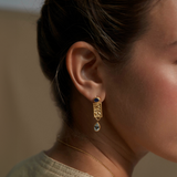 Ivy Block Earrings