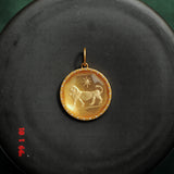 Leo Medallion Charm