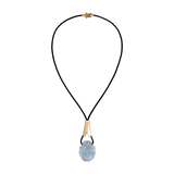 Lotus Scarab Charm Necklace