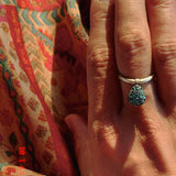 Emerald Tear Drop Ring