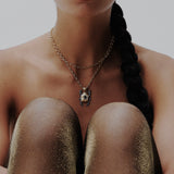 Sapphire Scarab Necklace