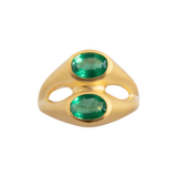 Emerald Kylix Ring