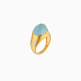 Aquamarine Hydra Ring