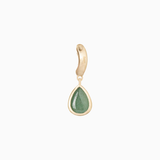Single Tear Drop Hoop
