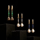 Gaze Earrings - Emerald