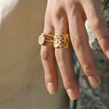Acanthus Shield Ring