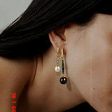 Gaze Earrings - Emerald
