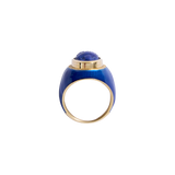 Lapis Scarab Ring
