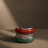 Arc Ring-Silver - Jasper