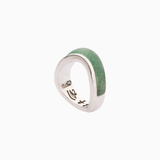 Arc Ring-Silver - Aventurine
