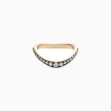 Diamond Curve Ring