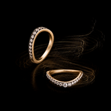 Diamond Curve Ring