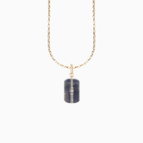 Mini Gaze Necklace - Labradorite