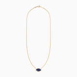 Sapphire Evil Eye Necklace
