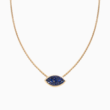 Sapphire Evil Eye Necklace