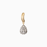 Single Tear Drop Hoop
